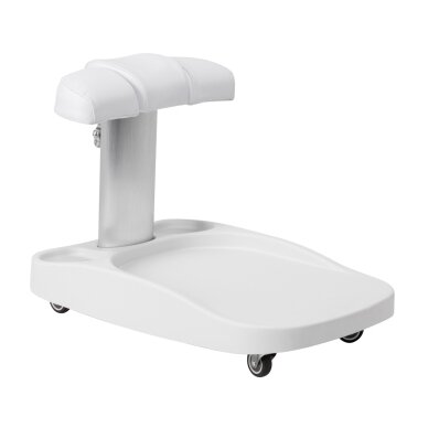 Pedikīra kāju balsts ar ratiņiem Azzurro White