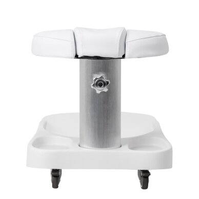 Pedikīra kāju balsts ar ratiņiem Azzurro White 2