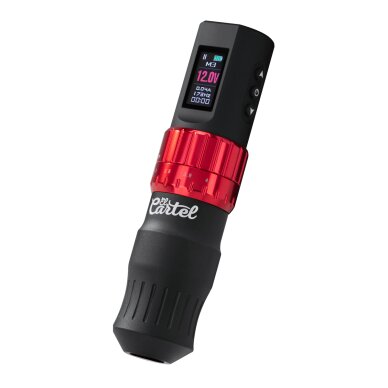 Cordless tattoo machine EL CARTEL VISPA Red
