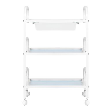 Kosmetologinis vežimėlis Basic 121 White 3