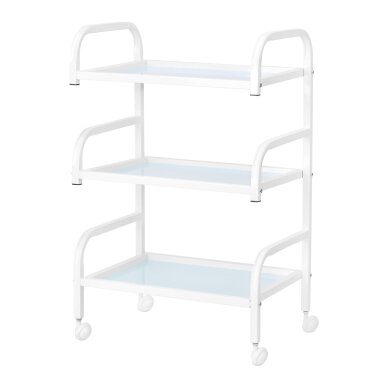 Kosmetologinis vežimėlis Basic 122 White Kosmetologinis vežimėlis Basic 122 White