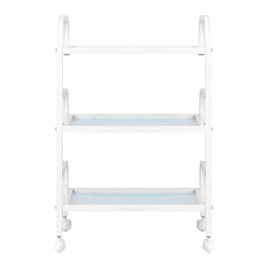 Kosmetologinis vežimėlis Basic 122 White 3 Kosmetologinis vežimėlis Basic 122 White 3