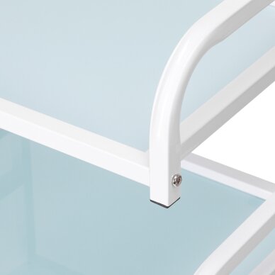 Kosmetologinis vežimėlis Basic 122 White 4 Kosmetologinis vežimėlis Basic 122 White 4