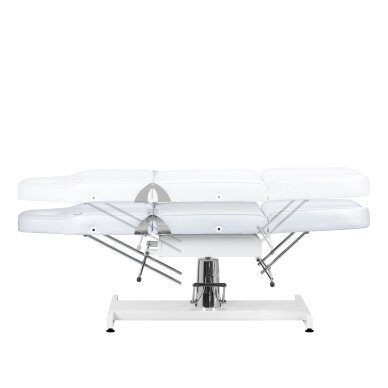 Kosmetoloģijas krēsls Sillon V2 210 Hydraullic White 7 Kosmetoloģijas krēsls Sillon V2 210 Hydraullic White 7