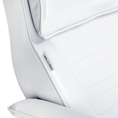 Kosmetoloģijas krēsls Sillon V2 210 Hydraullic White 12 Kosmetoloģijas krēsls Sillon V2 210 Hydraullic White 12