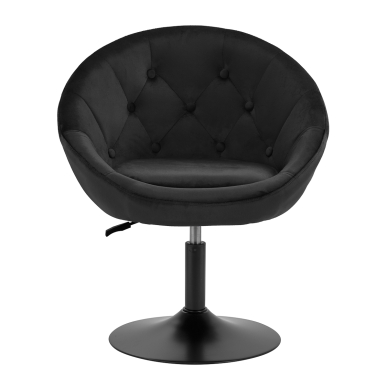 Pasukamas fotelis 4Rico QS-BL12B Velvet Black 1