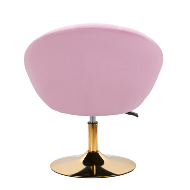 Pasukamas fotelis 4Rico QS-BL12G Velvet Pink 3
