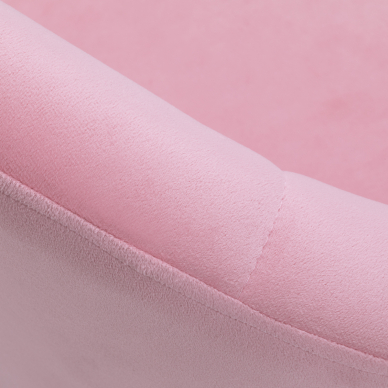 Pasukamas fotelis 4Rico QS-BL12G Velvet Pink 6