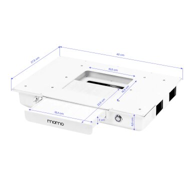 Maniküretisch mit Staubabsaugung MOMO 04-BL 16 Maniküretisch mit Staubabsaugung MOMO 04-BL 16