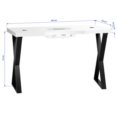 Maniküretisch mit Staubabsaugung MOMO 04-BL 17 Maniküretisch mit Staubabsaugung MOMO 04-BL 17