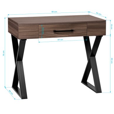 Cosmetology hairdressing table Gabbiano GB-06 Brown 7