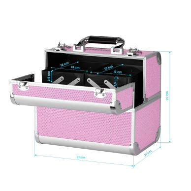 Сундучок для косметики SC 44 Pink 8