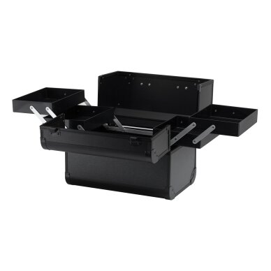 Kosmetikos priemonių lagaminas SC 40 Black 3 Kosmetikos priemonių lagaminas SC 40 Black 3