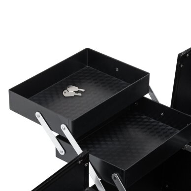 Kosmetikos priemonių lagaminas SC 40 Black 10 Kosmetikos priemonių lagaminas SC 40 Black 10