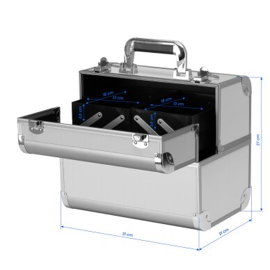 Kosmetiikan arkku SC 40 Silver 11