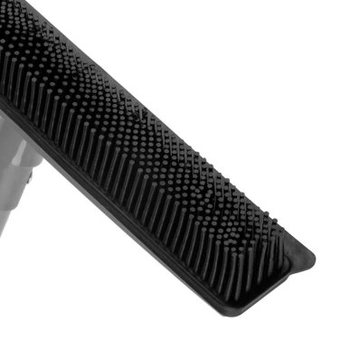 Kirpėjo guminė šluota su teleskopine rankena, pilka 2 Kirpėjo guminė šluota su teleskopine rankena, pilka 2