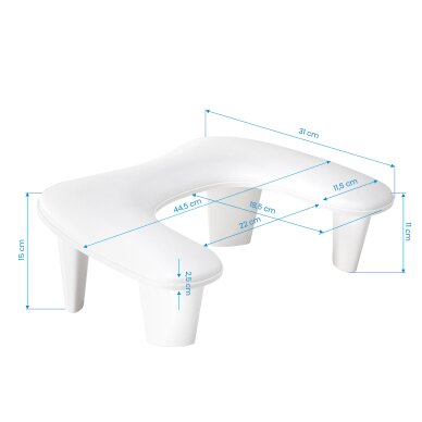 Маникюрный подлокотник Momo Croissant White 5 Маникюрный подлокотник Momo Croissant White 5