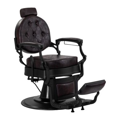 Parturituoli Barber Chair President Brown Black Parturituoli Barber Chair President Brown Black