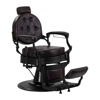 Fotel barberski Barber Chair President Brown Black