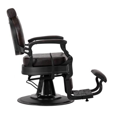 Parturituoli Barber Chair President Brown Black 1 Parturituoli Barber Chair President Brown Black 1