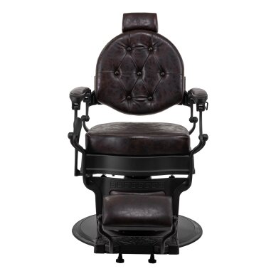 Fotel barberski Barber Chair President Brown Black 3