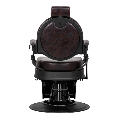 Fotel barberski Barber Chair President Brown Black 4