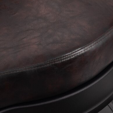 Fotel barberski Barber Chair President Brown Black 6