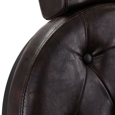 Parturituoli Barber Chair President Brown Black 7 Parturituoli Barber Chair President Brown Black 7