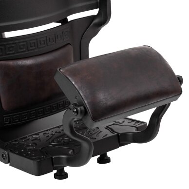 Fotel barberski Barber Chair President Brown Black 10