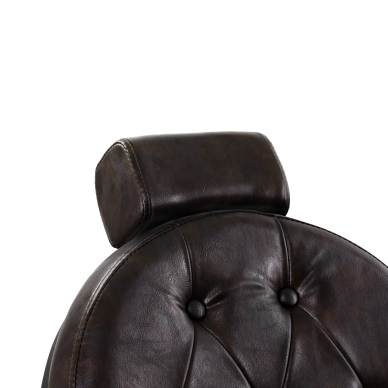 Fotel barberski Barber Chair President Brown Black 12