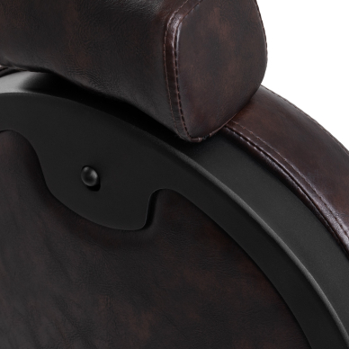 Fotel barberski Barber Chair President Brown Black 15