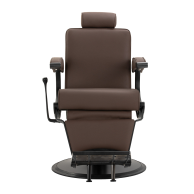 Friseurstuhl Barber Chair Gabbiano Continental Brown 1