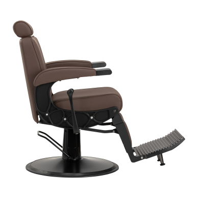 Friseurstuhl Barber Chair Gabbiano Continental Brown 3