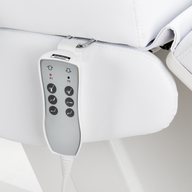 Kosmetoloģijas krēsls Azzurro Lux Electric 3 Motors White 8