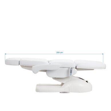 Fotel kosmetyczny Azzurro Lux Electric 3 Motors White 14