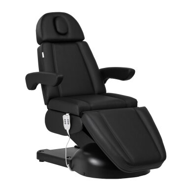 Kosmetoloģijas krēsls Azzurro Lux Electric 3 Motors Black