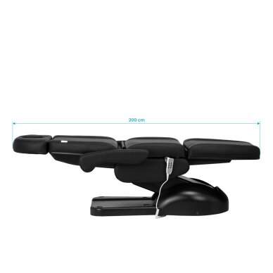 Kosmetoloģijas krēsls Azzurro Lux Electric 3 Motors Black 18