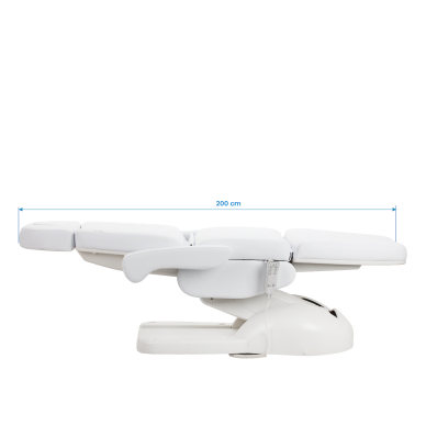 Kosmetologin tuoli Azzurro Lux Electric 3 Motors Heating White 13