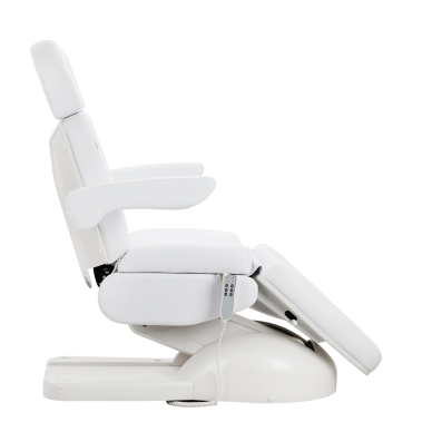 Kosmetoloģijas krēsls Azzurro Lux Pedi Electric 3 Motors White 3