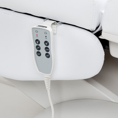 Kosmetologin tuoli Azzurro Lux Pedi Electric 3 Motors White 16