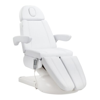 Kosmetologinis krėslas Azzurro Lux Electric 5 Motors White