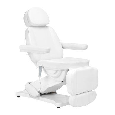 Kosmetoloģijas krēsls Sillon Classic Electric 3 Motors Heating White