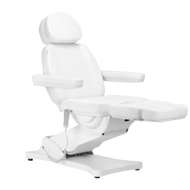 Kosmetoloģijas krēsls Sillon Classic Electric 3 Motors Heating White 2