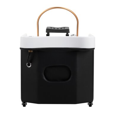 Mobilā izlietne frizētavai Gabbiano Head Spa Black 2