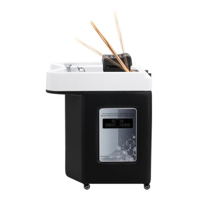 Mobilā izlietne frizētavai Gabbiano Head Spa Black 3
