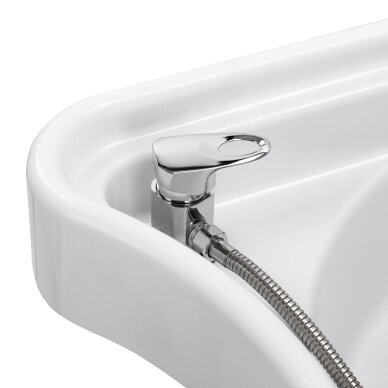 Mobilā izlietne frizētavai Gabbiano Head Spa Black 5