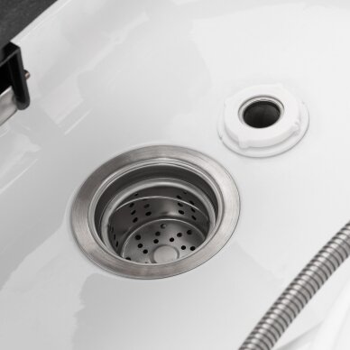 Mobilna umywalka do salonów fryzjerskich Gabbiano Head Spa Black 8 Mobilna umywalka do salonów fryzjerskich Gabbiano Head Spa Black 8