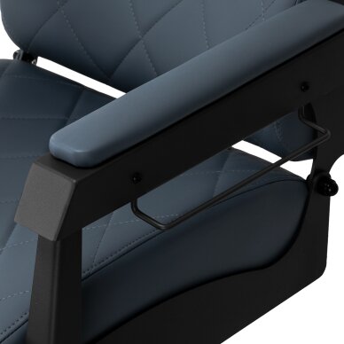 Parturituoli Gabbiano Barber Chair Bruno With Black, Graphite 6