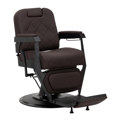 Krzesło fryzjerskie Gabbiano Barber Chair Bruno With Black, Brown