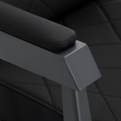 Kirpyklos kėdė Gabbiano Barber Chair Bruno With Graphite, Black 5